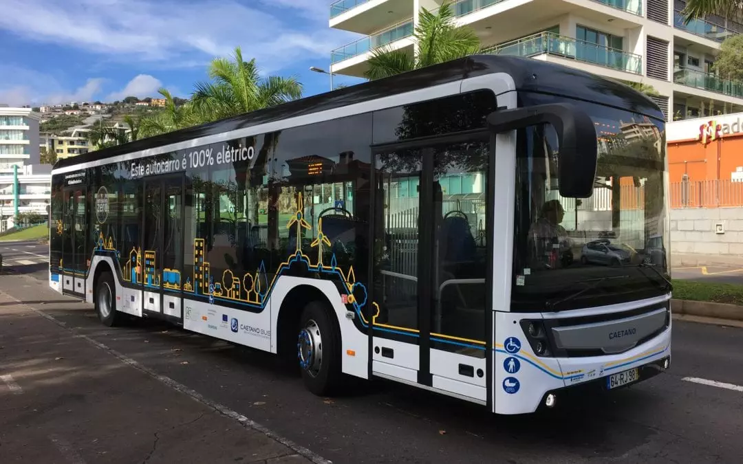 Demonstração do autocarro elétrico e.City Gold na Madeira e Porto Santo